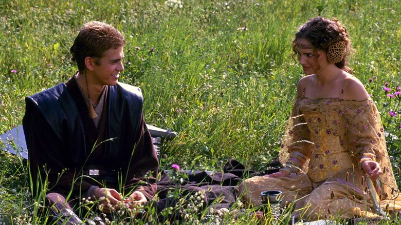 Hayden Christensen and Natalie Portman in Star Wars: Episode II - Attack of the Clones