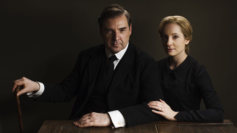 Brendan Coyle as Bates and Joanne Froggatt as Anna in Downton Abbey