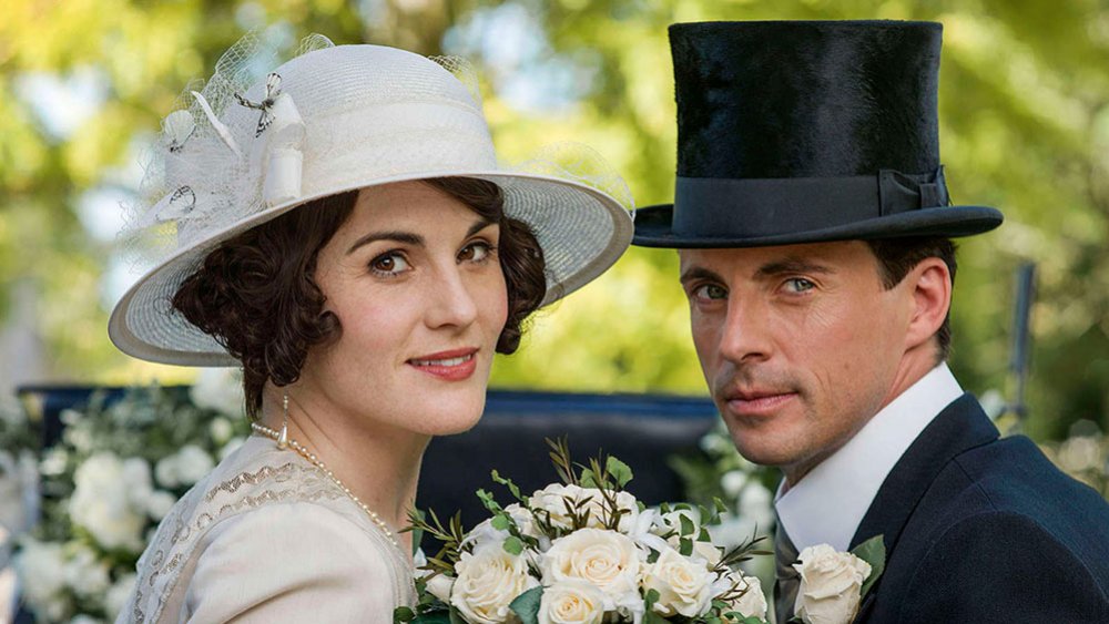 Michelle Dockery as Mary and Matthew Goode as Henry Talbot in Downton Abbey