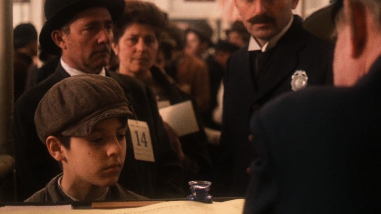 Vito Corleone at Ellis Island