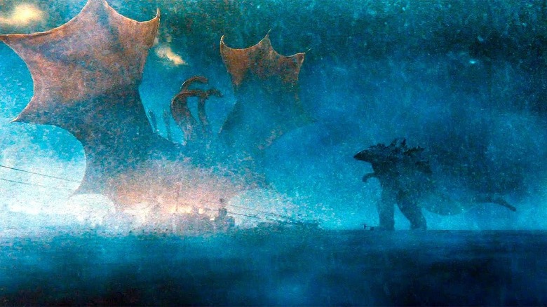 Godzilla and Ghidorah face off