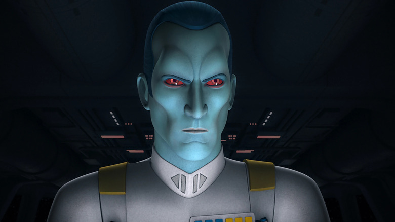 Thrawn scowls in the dark