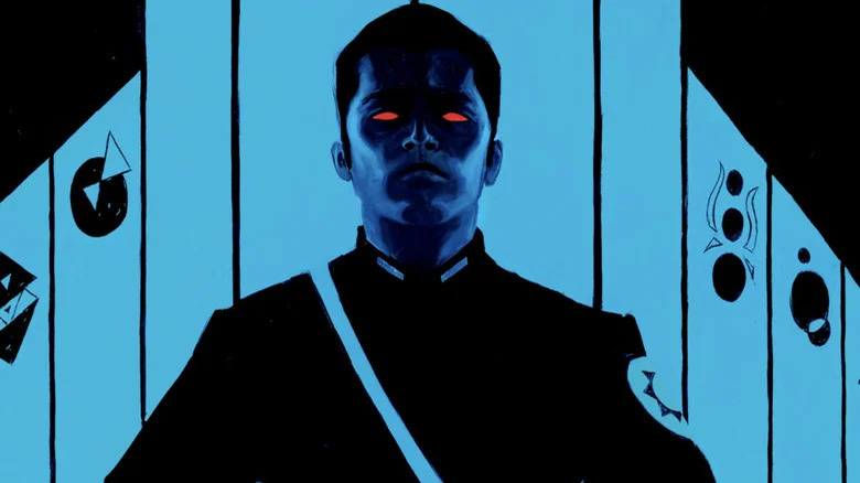 Young Thrawn wears a uniform