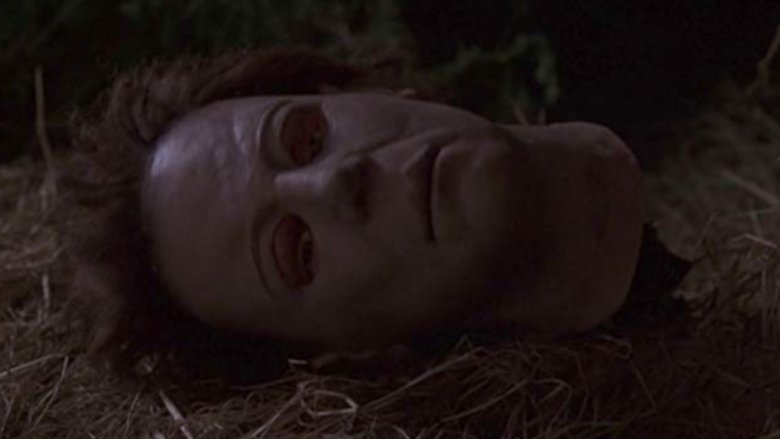 Michael Myers mask on ground
