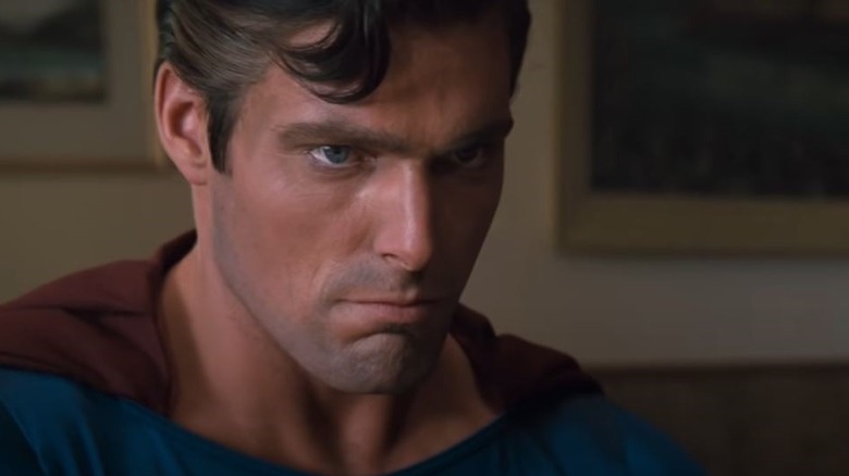 Christopher Reeve's Superman angry