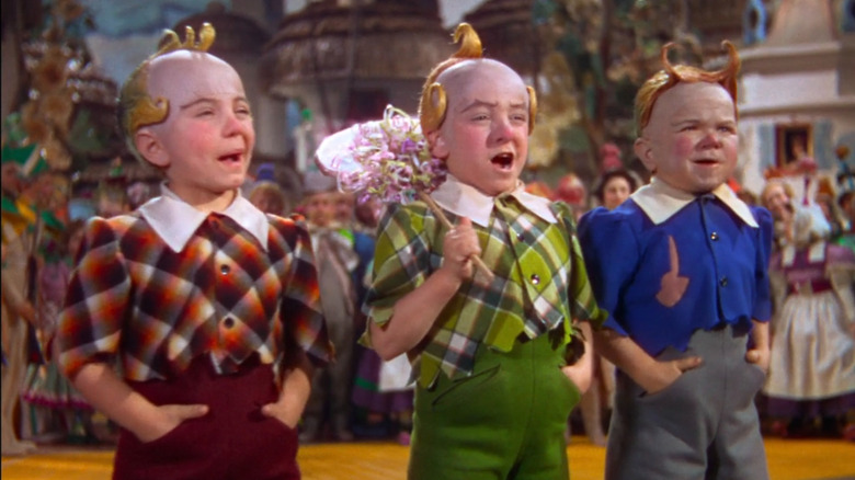 The Lollypop Guild greets Dorothy
