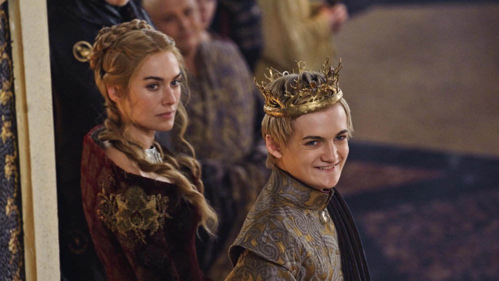 Lena Headey as Cersei Lannister and Jack Gleeson as Joffrey Baratheon in Game of Thrones