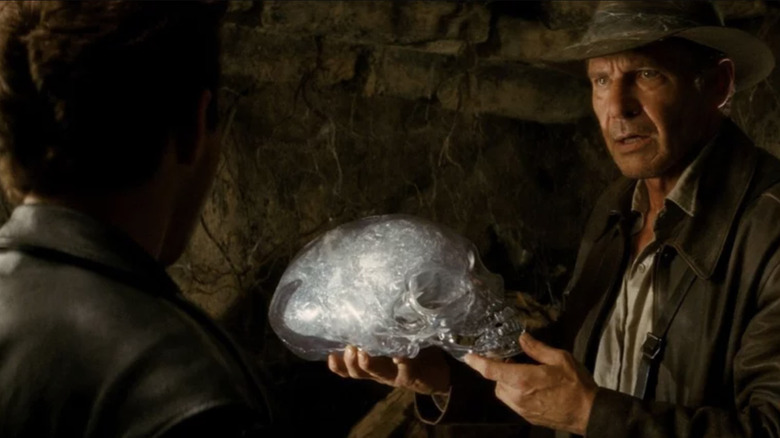 Indy and Mutt find the Crystal Skull