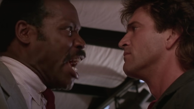 Murtaugh yells at Riggs