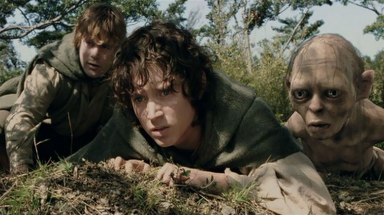 Sam, Frodo, and Gollum