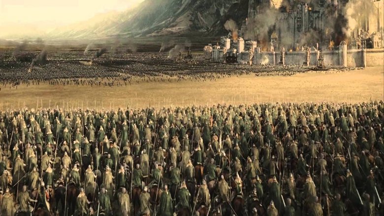 The Rohirrim arrive just in the nick of time.