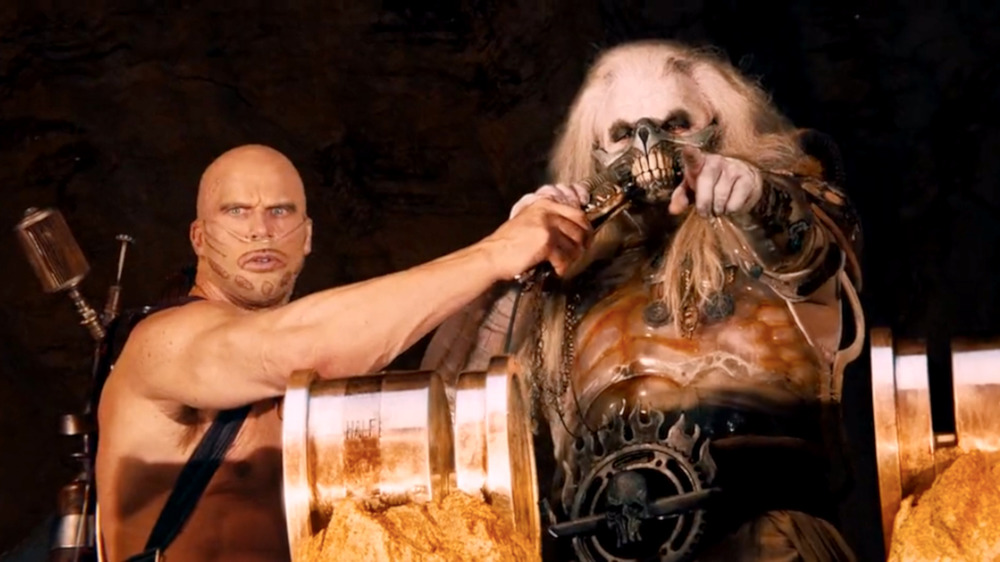 Nathan Jones and Hugh Keays-Byrne in Mad Max: Fury Road