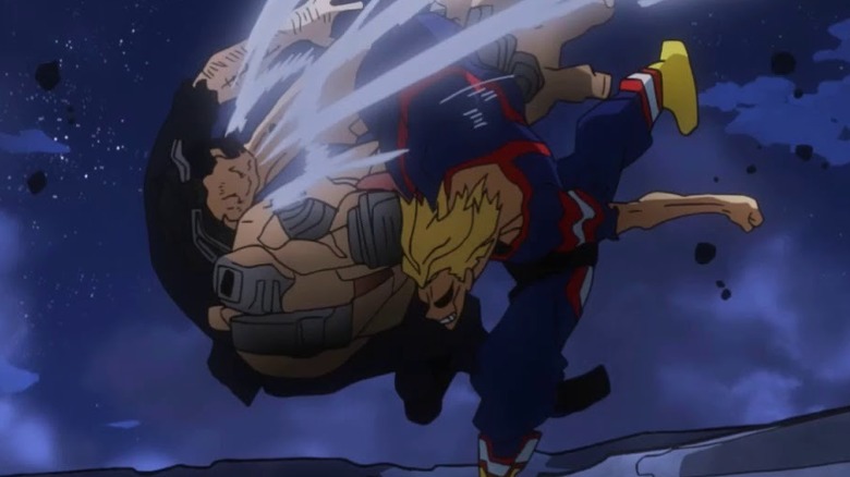 All Might performing United States of Smash