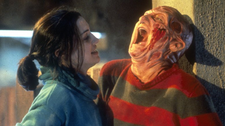 Lisa Zane and Robert Englund in Freddy's Dead: The Final Nightmare