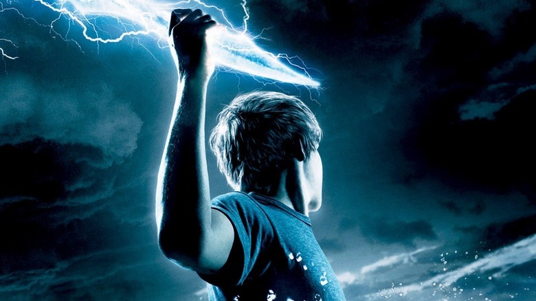 Logan Lerman's Percy grabs bolt