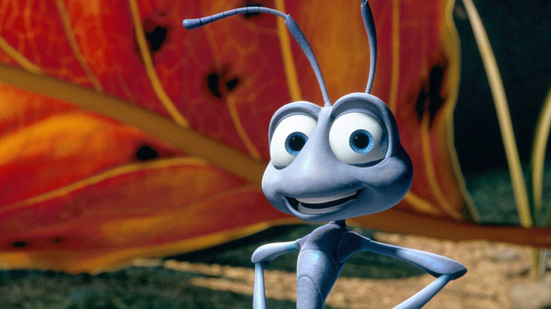 Ant grinning in A Bug's Life