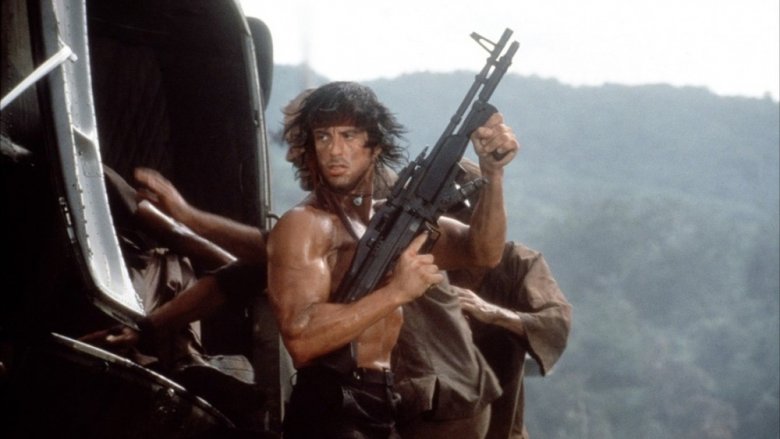 Sylvester Stallone in Rambo: First Blood II