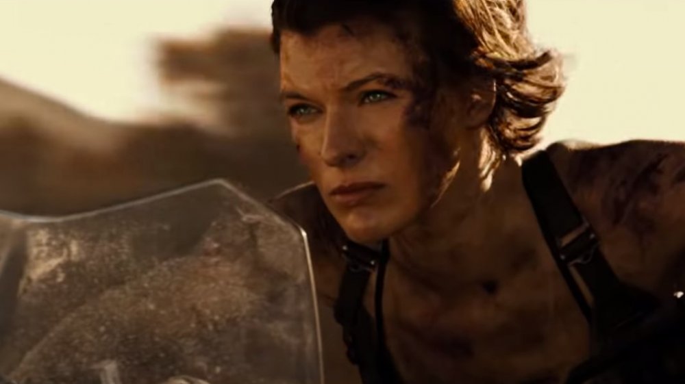 Milla Jovovich as Alice in Resident Evil: The Final Chapter