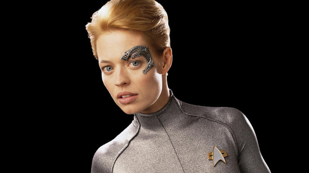 Seven of Nine in silver