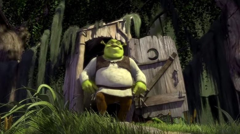 Shrek in his swamp