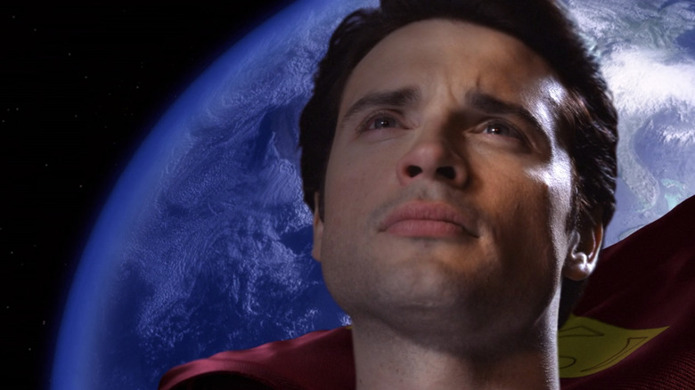 Clark saves the world as Superman