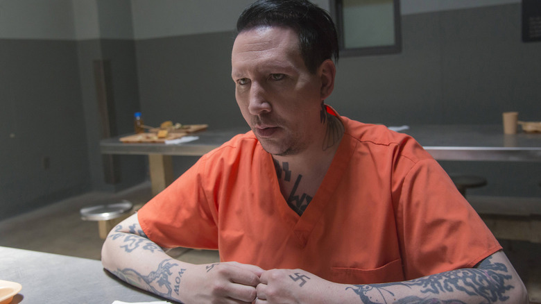 Marilyn Manson as imprisoned nazi