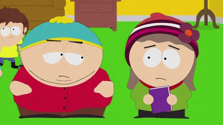 Cartman and Heidi Turner arguing