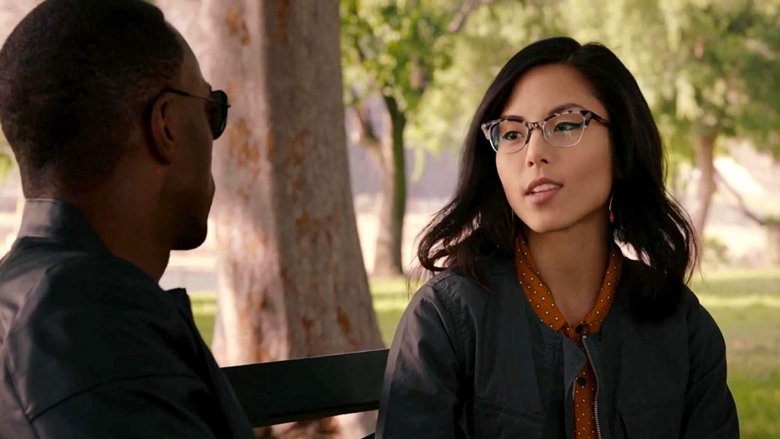 Anthony Mackie and Anna Akana in Ant-Man