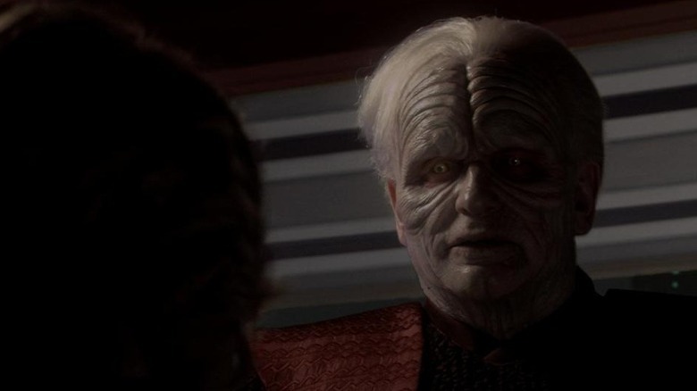 Darth Sidious talking to Anakin