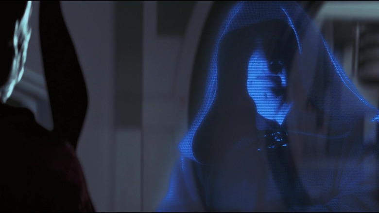 Sidious talks to Nute Gunray