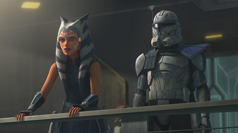 Ahsoka Tano and Clone Trooper