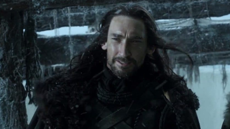 Benjen Stark shivering