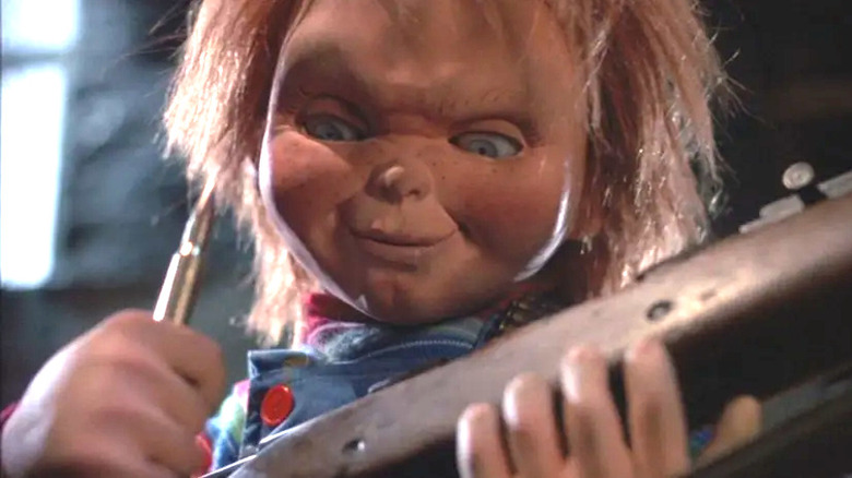 Chucky loading gun