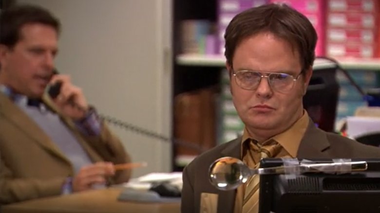 Ed Helms and Rainn Wilson in The Office