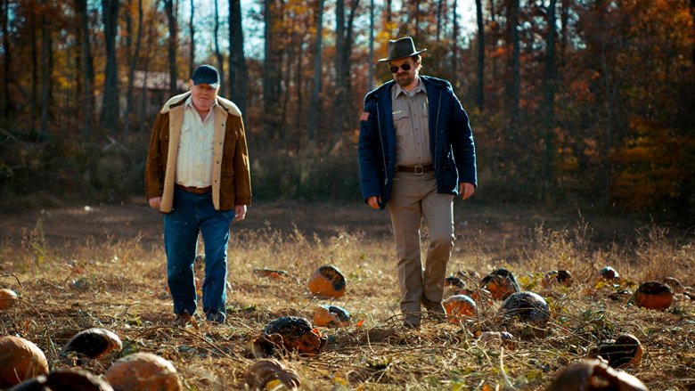 Hopper in the pumpkin patch