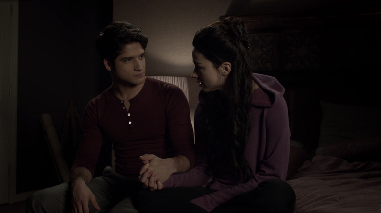 Scott and Allison hold on to each other