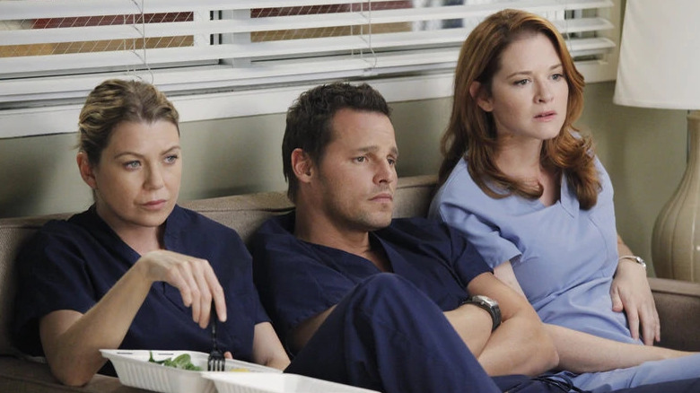 Meredith, Alex, and April