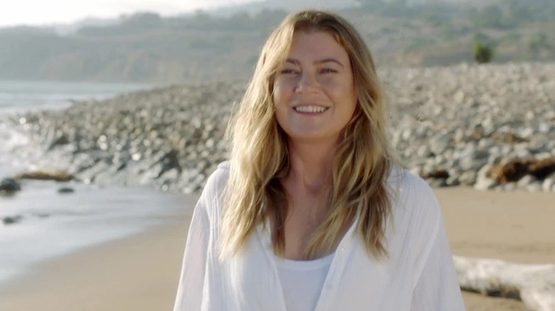 Meredith Grey on the beach