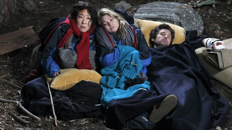 Cristina, Meredith, and Derek