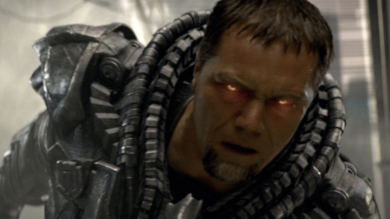 Zod with glowing eyes