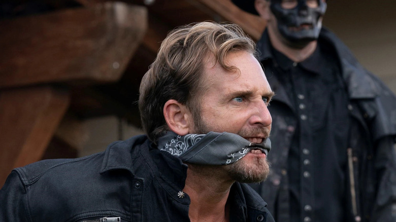 Josh Lucas gagged with bandana