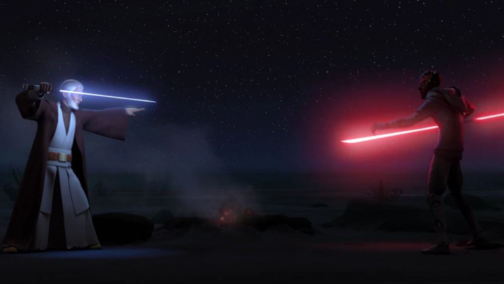 Obi-Wan and Maul's final duel in Star Wars: Rebels