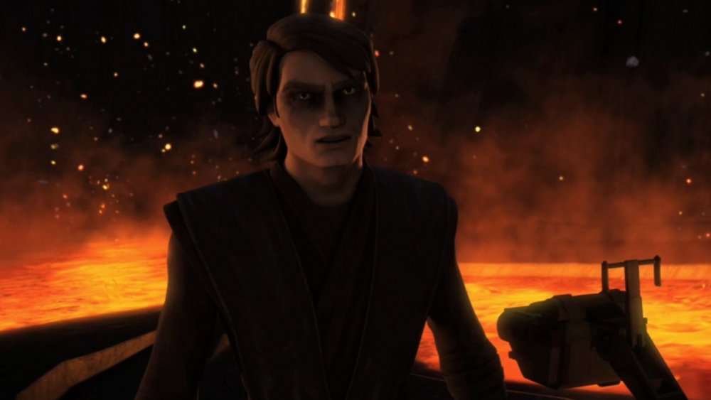 Anakin's brief turn to the Dark Side in Star Wars: The Clone Wars