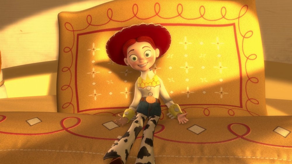 Jessie in Emily's room in Toy Story 2