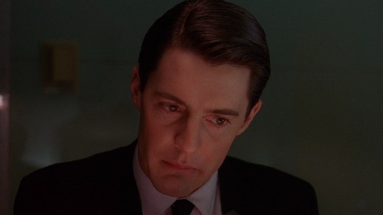 Dale Cooper looking pensive