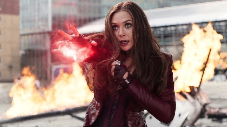 Wanda fighting in Civil War