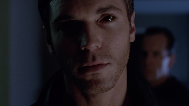 Krycek infected by black oil