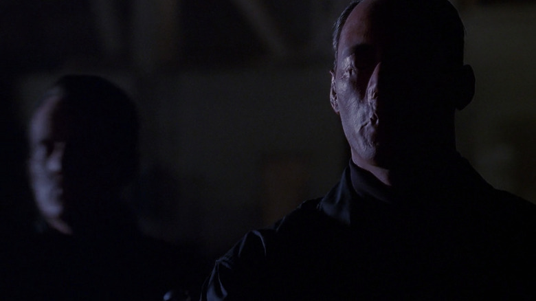 Faceless alien rebels on X-Files