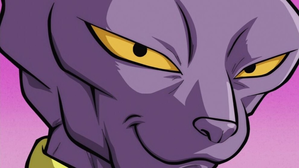 Beerus smiling Dragon Ball Super