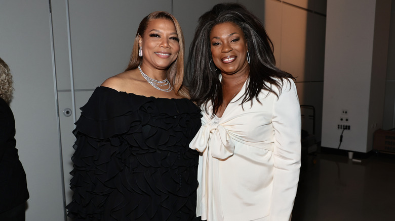 Queen Latifah and Lorraine Toussaint